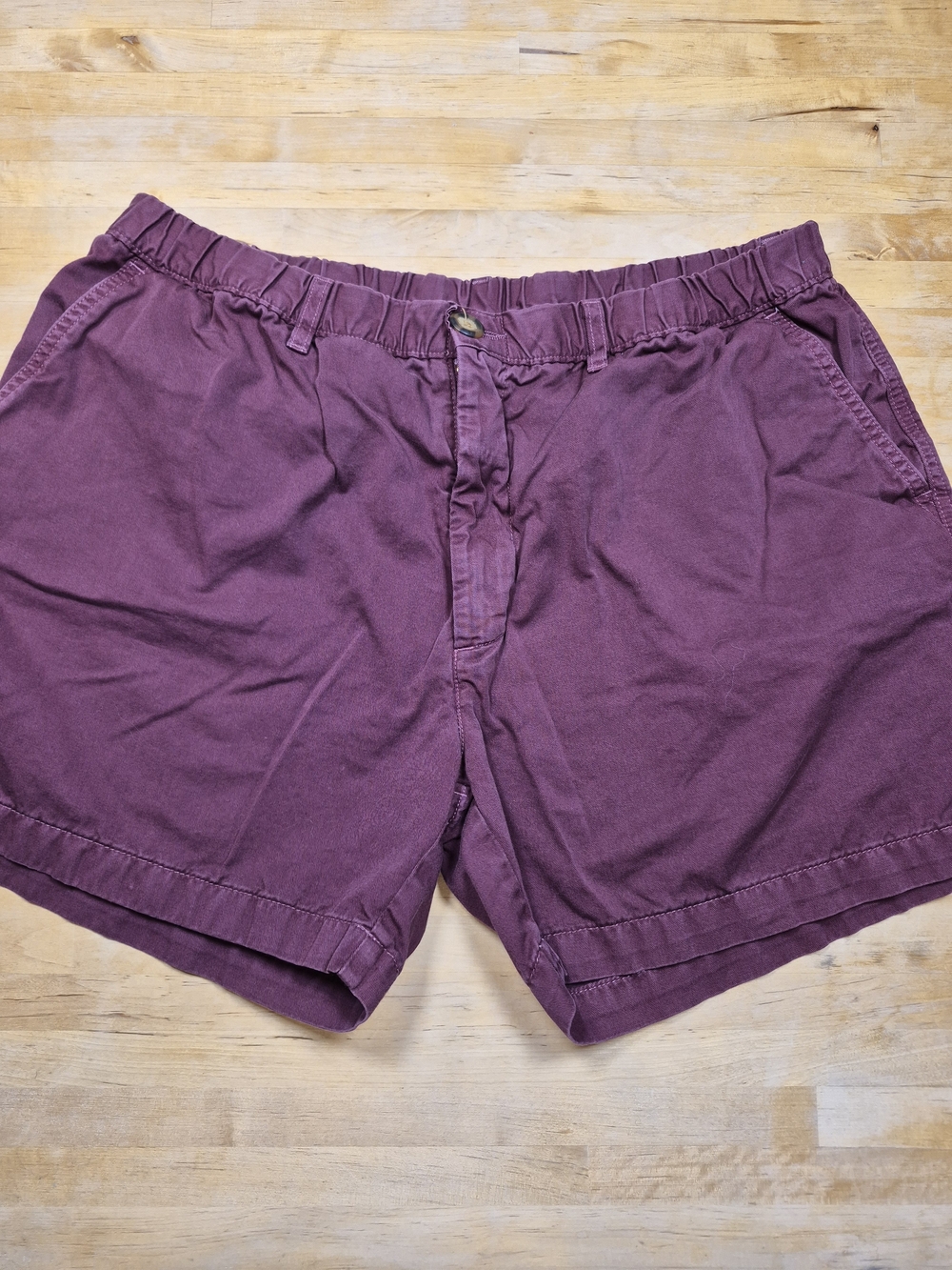 chubbies Plum Flat-Front Casual Shorts
